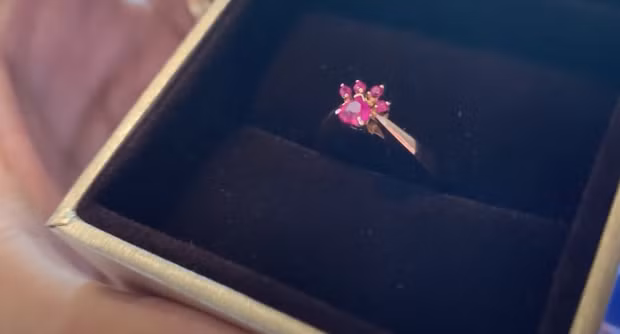 Ngoài ra, Bụt cũng 2 lần tặng bạn gái cũ nhẫn kim cương trong dịp sinh nhật.