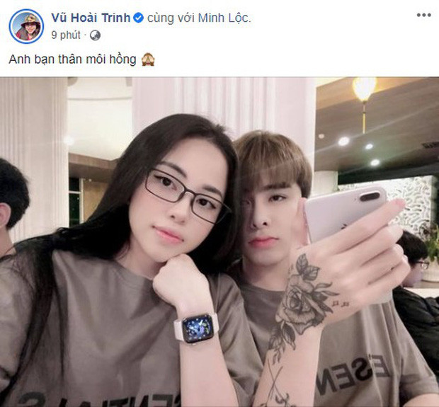 Lai Lai cũng đáp lại bằng việc đăng tấm ảnh chụp chung của hai người.