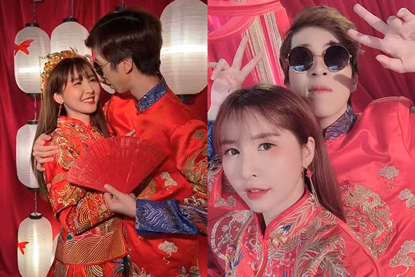 Thậm chí cặp đôi game thủ đình đám này còn có lần khiến fan ''hết hồn'' khi tung hậu trường bộ ảnh cưới của cả hai.