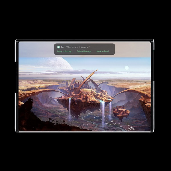 Mới đây nhất, điện thoại màn hình cuộn đã chào đón một tân binh đến từ Oppo. Ý tưởng này thể hiện 3 công nghệ độc quyền do công ty tự phát triển, bao gồm: Hệ thống Truyền động Roll Motor, Tấm màn hình 2 trong 1 và Tấm màn hình Cường độ cao Warp Track.