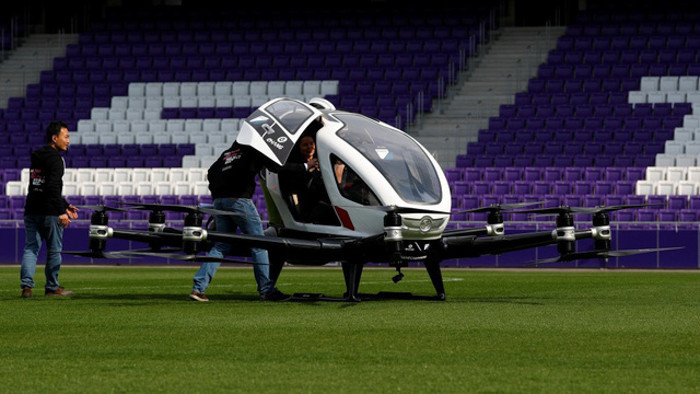 EHang hôm 27/5 thông báo họ đã xin được giấy phép từ Cục Hàng không Dân dụng Trung Quốc (CACC) để dùng drone vận chuyển hàng hóa.