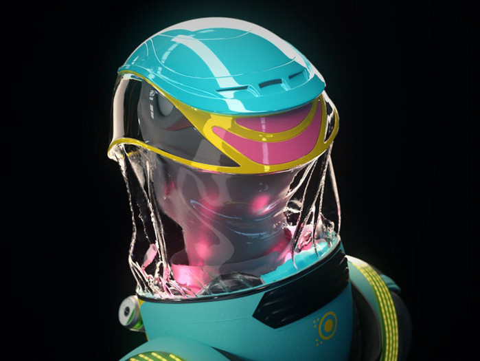 Bạn có thể trò chuyện qua hệ thống liên lạc không dây. Những chế độ khác nhau cho phép bạn nói với mọi người, hoặc chỉ một số người nhất định, giống cài đặt danh bạ trên điện thoại. Bộ đồ này hiện mới được phác thảo thiết kế, chưa được sản xuất và bán trên thị trường.