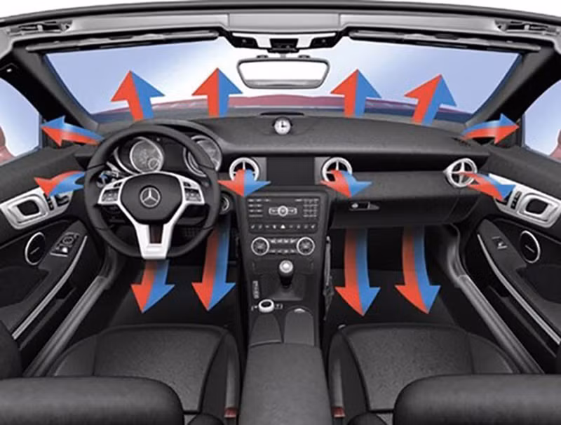 Nên ưu tiên sử dụng chế độ gió và chế độ toàn xe