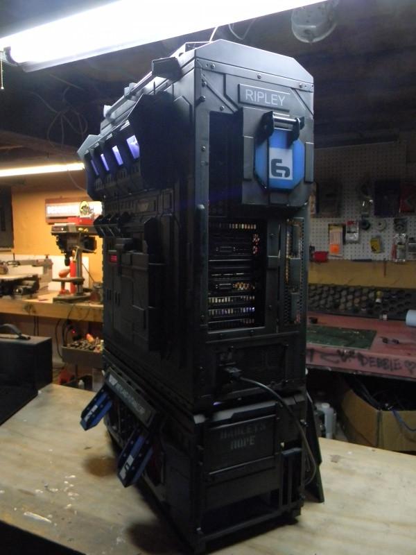 Mặt sau hầm hố sau khi được mod.