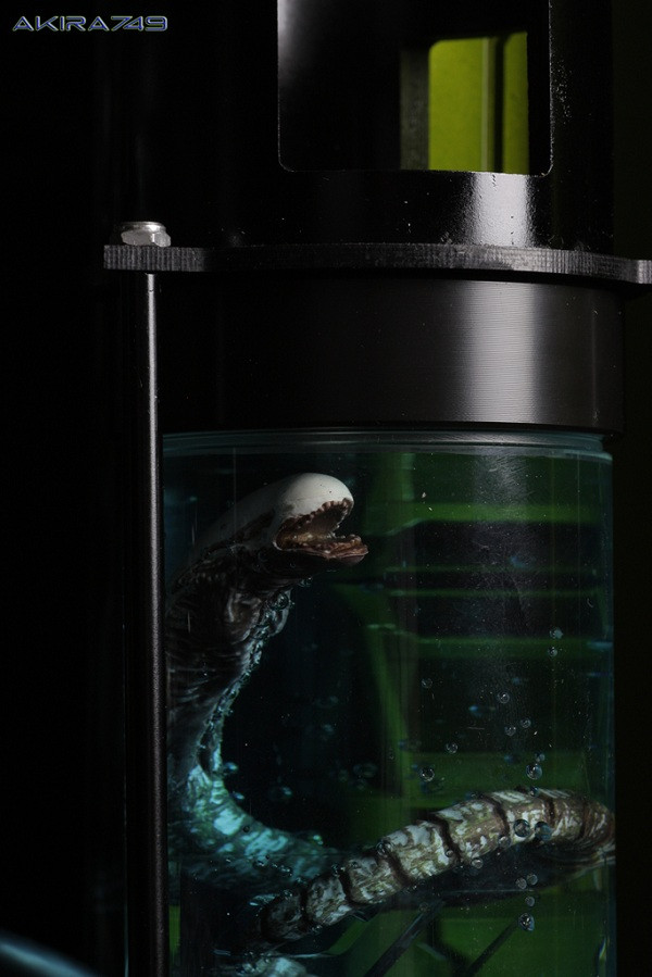 Tuy nhiên khi zoom cận cảnh tank mới thấy hẳn moder Akira749 đã lấy cảm hứng từ quái thú không gian để tạo nên bộ case này.