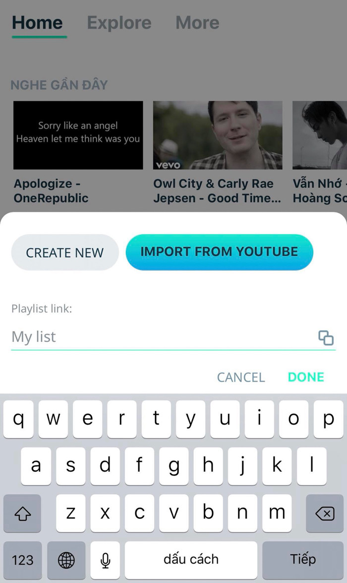 Ngoài ra, ứng dụng còn có các chức năng hay khác như thêm bài hát vào playlist hoặc thư mục nhạc yêu thích.