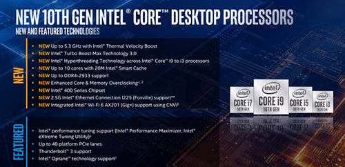 Comet Lake-S: Chip Core i9 the he thu 10 “ba dao” danh cho fan game