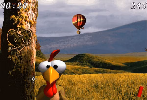 Game bắn gà Moorhuhn từng khiến nhiều game thủ "gãy tay" cày cuốc.