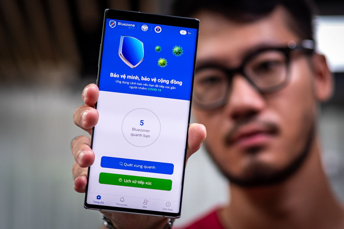 Đây được xem là một thông điệp ý nghĩa, thiết thực nhằm hưởng ứng lời kêu gọi của Chính phủ trong việc cài đặt ứng dụng Bluezone vào smartphone để truy vết COVID-19, bảo vệ bản thân và gia đình.