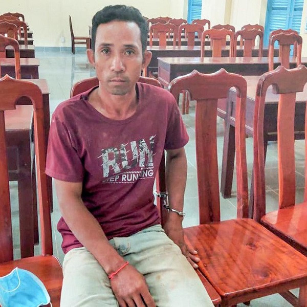 Sai Chương Thoi lúc bị bắt giữ. Ảnh: TT