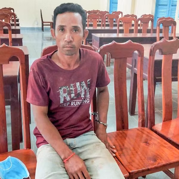 Sai Chương Thoi lúc bị bắt giữ. Ảnh: TT