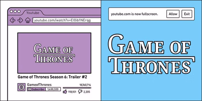 Luôn luôn tồn tại hai kiểu người xem youtube như thế này. Luôn luôn xem toàn màn hình và một thì không bao giờ chịu thoát khỏi cửa sổ xem mặc định.