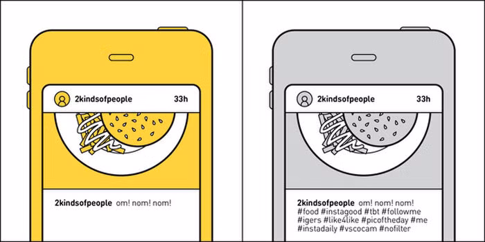 Luôn có kiểu người dùng mạng xã hội là luôn kèm một rổ hashtags và một kiểu luôn nói không với những dấu # rối mắt.
