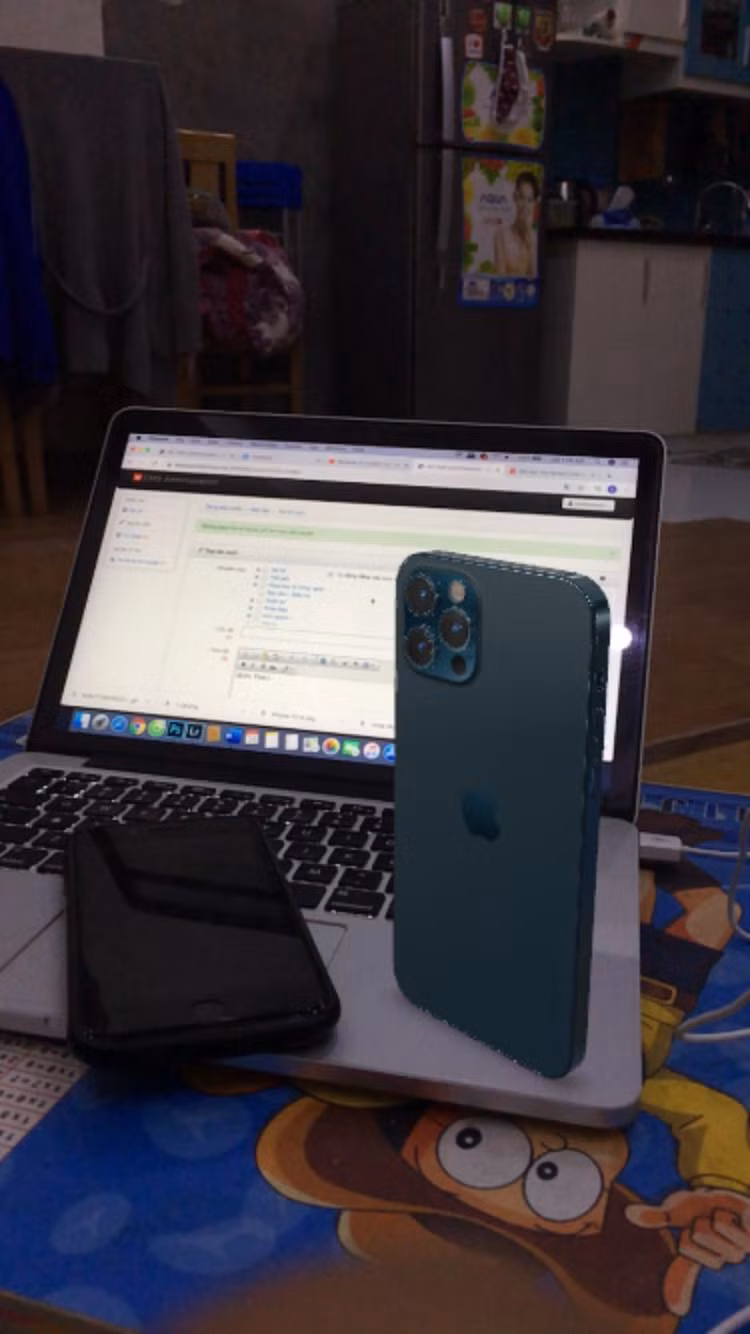 Tuy nhiên, AR sẽ chỉ hoạt động với iOs 13 trở lên.