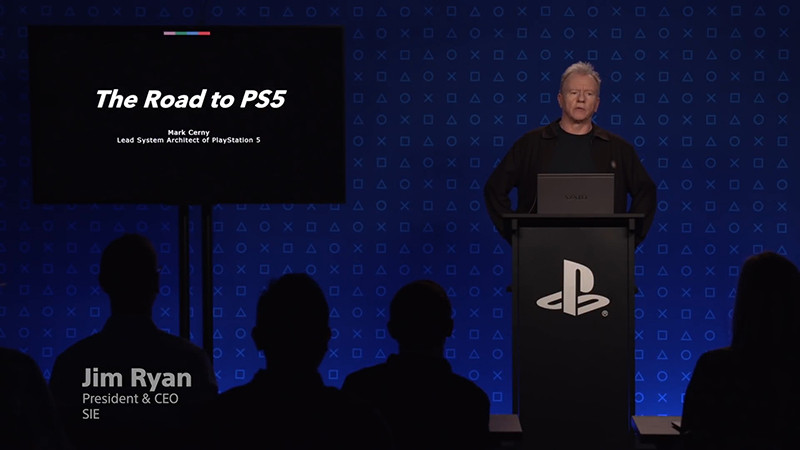 Chủ tịch, giám đốc điều hành SIE Jim Ryan trong buổi livestream mang tên "The road to PS5" ngày 18/05.