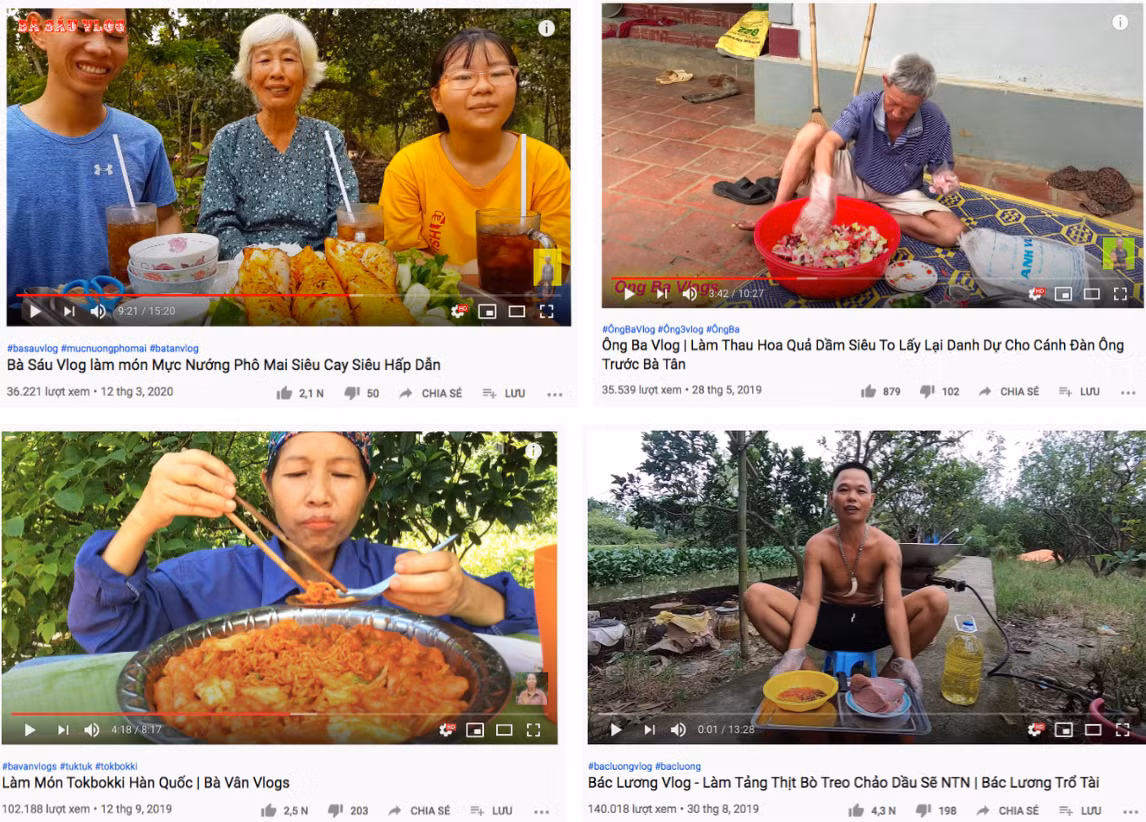 Sự thành công vang dội của bà Tân đã kéo theo trào lưu cụ ông cụ bà làm vlog lúc đó với sự ra đời của hàng loạt kênh Youtube nội dung tương tự.