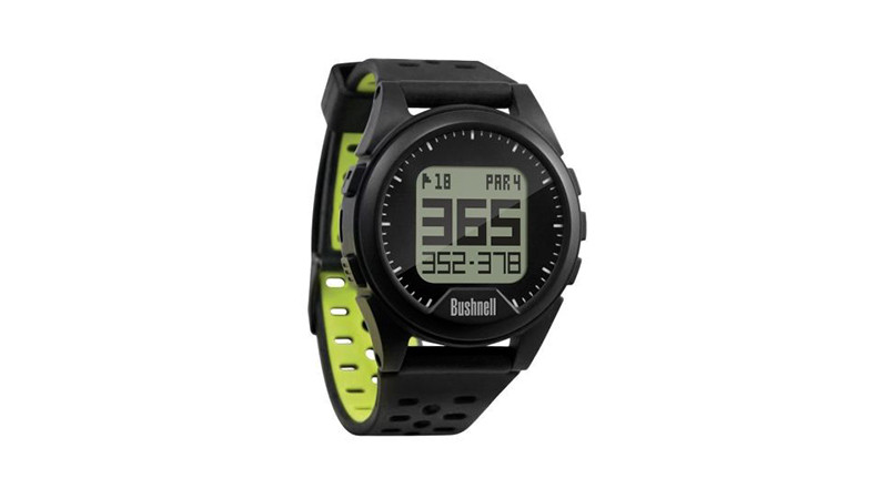 BUSHNELL NEO ION GPS WATCH: Đây là mẫu thích hợp cho những Golfer thiên về sự trợ giúp của một chiếc đồng hồ, đặc biệt để đảm bảo cú swing của bạn ngang tầm với các thành viên còn lại trong đội. Mẫu này còn có tính năng nhận dạng khoá học tự động lỗ đánh tiếpvới khoảng cách chính xác, dễ đọc. Kết hợp với gợi ý cho Golfer về những mối nguy hiểm gần đó và đếm từng bước của bạn để bạn có thể tìm ra bao nhiêu calo bạn đã đốt cháy trong suốt quá trình chơi.