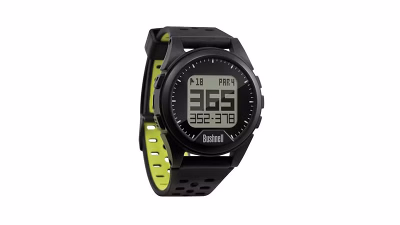  BUSHNELL NEO ION GPS WATCH: Đây là mẫu thích hợp cho những Golfer thiên về sự trợ giúp của một chiếc đồng hồ, đặc biệt để đảm bảo cú swing của bạn ngang tầm với các thành viên còn lại trong đội. Mẫu này còn có tính năng nhận dạng khoá học tự động lỗ đánh tiếpvới khoảng cách chính xác, dễ đọc. Kết hợp với gợi ý cho Golfer về những mối nguy hiểm gần đó và đếm từng bước của bạn để bạn có thể tìm ra bao nhiêu calo bạn đã đốt cháy trong suốt quá trình chơi.