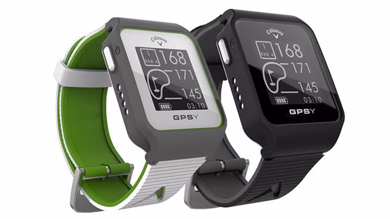  CALLAWAY GPSY SPORT WATCH: Điều đó có nghĩa là theo dõi GPS để cung cấp bố cục khu vực xanh và mang theo khoảng cách cộng với các mối nguy hiểm và hố Dogleg. Điều này cũng sẽ tự động nhận dạng và theo dõi trận đấu của bạn. Hơn 30.000 dữ liệu tập luyện, khoá học có sẵn và thời lượng pin 12 giờ đồng nghĩa với việc bạn có thể chơi golf cả ngày mà không cần lo lắng. Màn hình hiển thị lớn và rõ ràng để bạn có thể nhận được những gì bạn cần trong nháy mắt, khiến bạn tập trung vào trận đấu của mình.