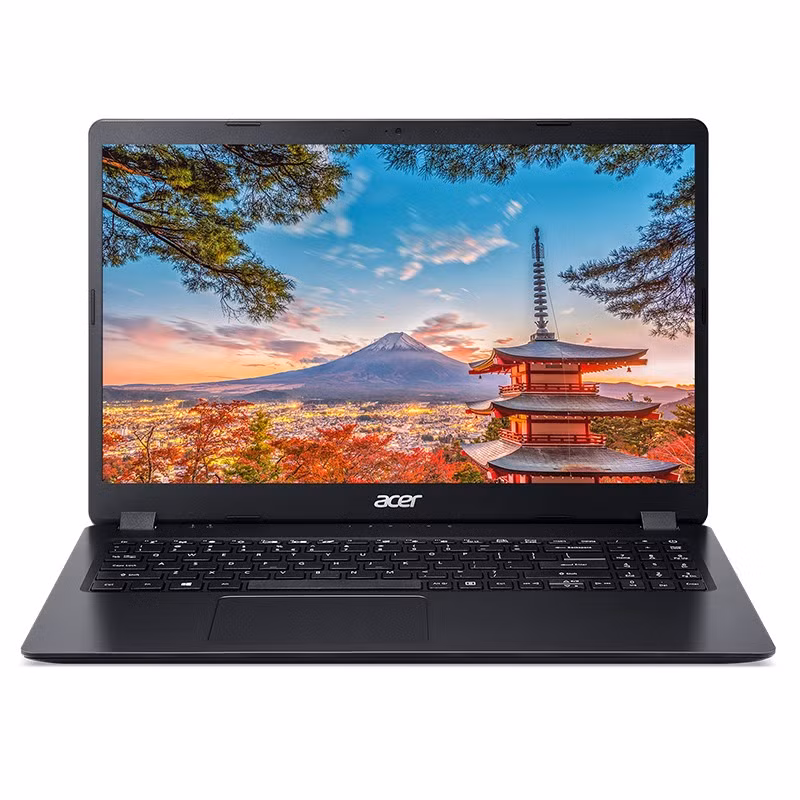 Acer Aspire A315 giá 12.990.000. Đây là một trong những laptop đầu tiên chạy chip thế hệ thứ 10 mới nhất từ Intel. Máy tính được trang bị bộ vi xử lý Intel Core i3 10110U tốc độ tối đa lên tới 4,10 GHz, đi cùng 8GB RAM DDR4 và đặc biệt là 512GB ổ cứng SSD, màn hình 15,6" Full HD sắc nét ngăn ngừa ánh sáng xanh hại mắt. Máy có lượng pin khá ấn tượng lên tới 9 tiếng, quá thừa cho một ngày mang đi học tập trên lớp.