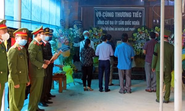 Đồng chí Sầm Quốc Nghĩa hi sinh khi tuổi đời còn trẻ để lại nhiều đau thương cho gia đình và đồng chí, đồng đội