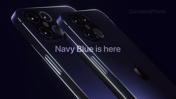 Dựa trên tin đồn đó, kênh YouTube ConceptsiPhone vừa tạo ra những hình ảnh ''nhá hàng'' iPhone 12 Pro Navy Blue siêu đẹp để người dùng có hình dung ban đầu về tùy chọn màu sắc mới này.