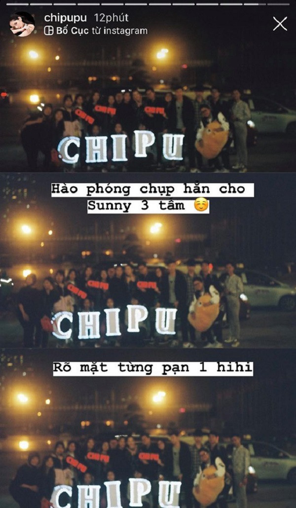 Và “nạn nhân” không ai khác là bạn bè, đồng nghiệp và fans của Chi Pu. Ảnh: Instagram NV