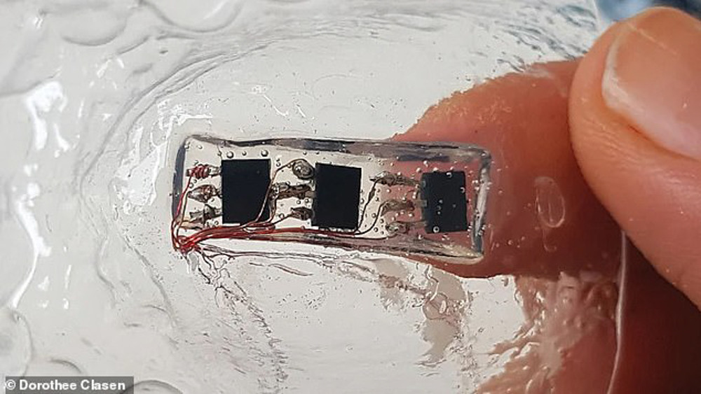 Nó gồm một khung hàm giống dụng cụ duy trì sau khi chỉnh nha, gắn với nam châm và một viên bi nhỏ có thể trượt lên trượt xuống.