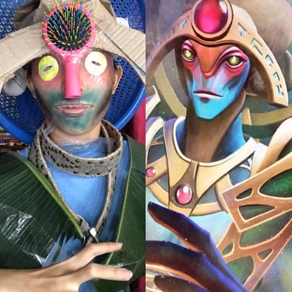 Trên diễn đàn quốc tế Reddit những ngày gần đây ''phát sốt'' bởi bức ảnh cosplay nhân vật Oracle trong tựa game Dota 2. Điều đáng nói là thay vì đầu tư trang phục, phụ kiện ''bao ngầu'' thì cosplayer này lại hóa thân độc đáo với phiên bản ''cây nhà lá vườn'' vô cùng hài hước.