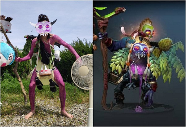 Witch Doctor phiên bản thủ công, nhà có gì dùng nấy.