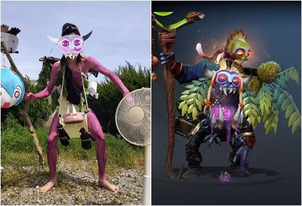 Witch Doctor phiên bản thủ công, nhà có gì dùng nấy.