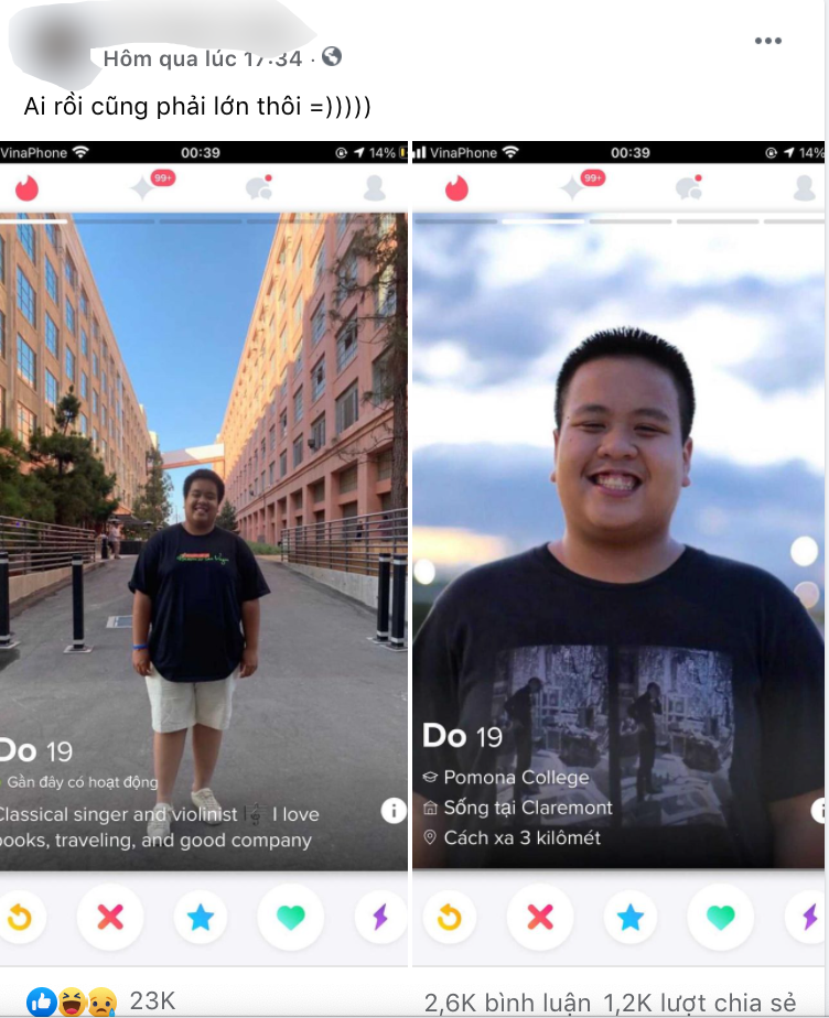 Tinder la gi... than dong Do Nhat Nam bi don xai?