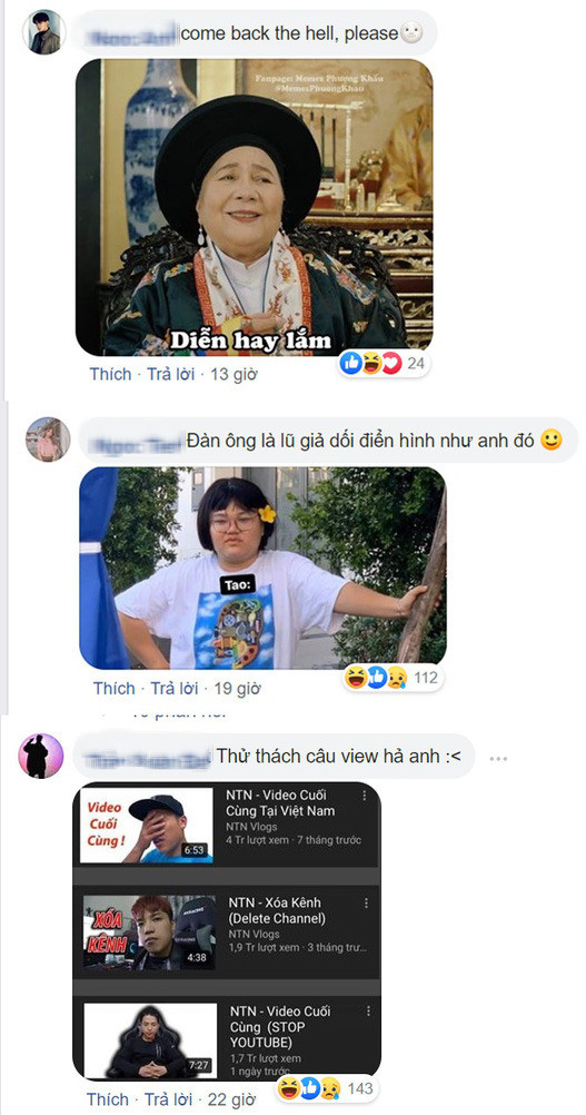 Cộng đồng mạng phản ứng gay gắt trước tin NTN giải nghệ rồi lại sắp comeback