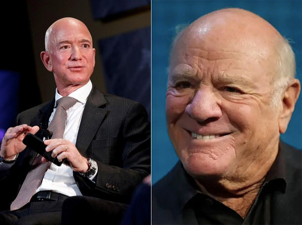  Jeff Bezos và Barry Diller: Một cặp bạn thân tỷ phú công nghệ đình đám khác là người đứng đầu Amazon, Jeff Bezos và Chủ tịch Tập đoàn thương mại tương tác IAC, Barry Diller. Họ thường xuyên được bắt gặp xuất hiện cùng nhau trong những bữa tiệc, cùng đi du lịch.