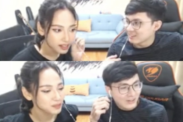 Mới đây, để chiều lòng các fan, Cara còn cùng Noway xuất hiện trên livestream và đọ tài bắn súng tựa game PUBG. Cặp đôi còn khiến dân tình ''bỏng mắt'' với những lần thể hiện tình cảm như đeo tai nghe chung, liếc mắt nhìn nhau, hay màn hôn tay hài hước,...