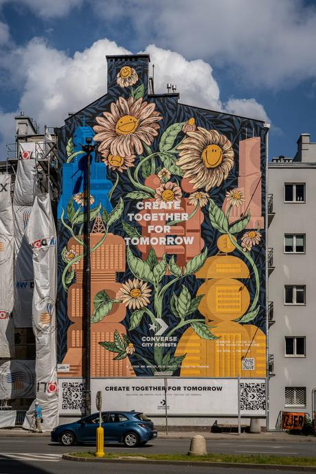 Chỉ cần vẽ một bức tranh lên tường lớn là có ngay một giải pháp giúp lọc không khí hiệu quả.