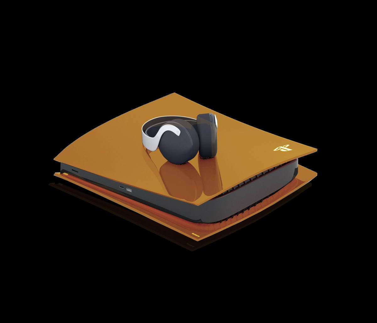 Các thông số kỹ thuật của chiếc PlayStation 5 Gold Edition này vẫn được giữ nguyên bao gồm ổ SSD 825GB, hỗ trợ khe cắm NVMe, hỗ trợ thêm khe cắm ổ HDD và có ổ đĩa Blu-ray 4K. Ngoài ra, phần tay cầm và phụ kiện tai nghe cũng được làm mạ vàng trông khá tinh tế.