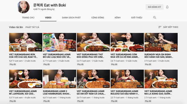 Hiện tại, kênh của cô là Eat with Boki có hơn 4,48 triệu subscribes cùng gần 800 triệu lượt xem.