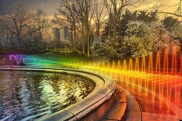 Sóng Wifi trông thật vi diệu khi có thể nhìn thấy bằng mắt thường.