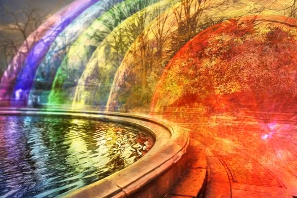 Sóng Wifi không theo một đường thẳng mà có hình cầu (màu đỏ) trước khi chuyển ra xa dần thành hình elip, lượn sóng, tuyến tính.