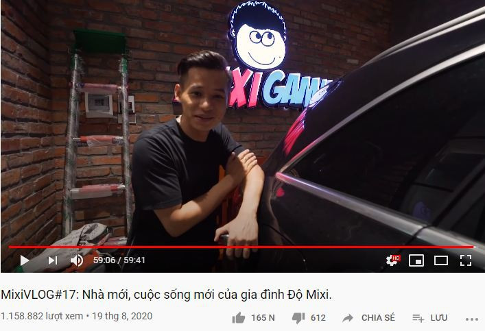 Cách đây không lâu, Độ Mixi chính thức làm một vlog giới thiệu chi tiết căn biệt thự đã hoàn thành của gia đình mình.