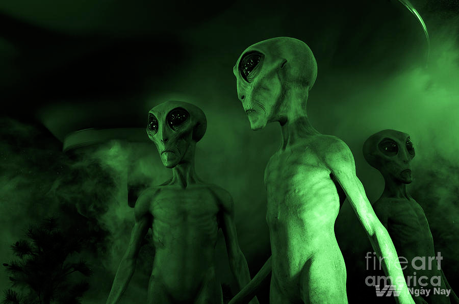 Một số người nói rằng người Xanh có ănng-ten trên đầu và đầu của họ cũng lớn hơn đầu người bình thường.