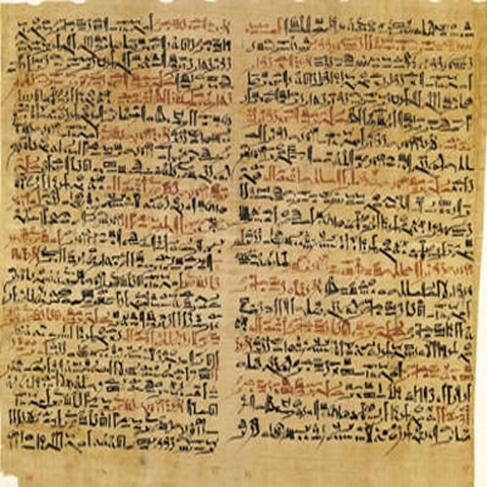 Cuốn Edwin Smith Papyrus, viết vào năm 1600 trước Công nguyên được coi là cuốn sách đầu tiên viết về phẫu thuật. Nó miêu tả khá chi tiết quá trình thăm khám, chuẩn đoán, chữa trị và dự đoán bệnh tật.