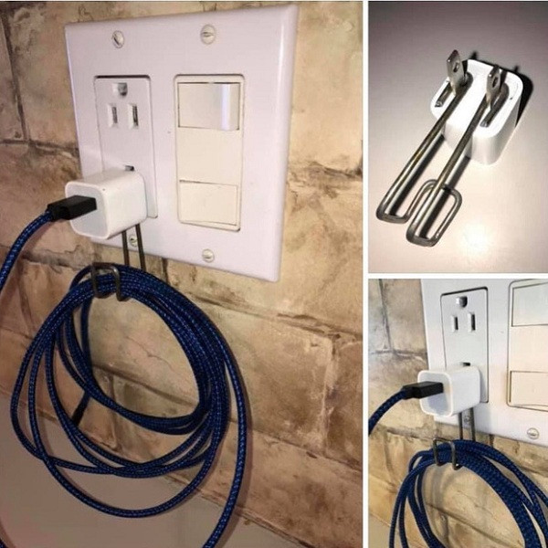 Chiếc móc dây sạc tưởng chừng vô cùng tiện lợi nhưng khi mở ra ai cũng tá hỏa khi thấy vật liệu làm bằng kim loại và được...nối thẳng vào chân cắm.