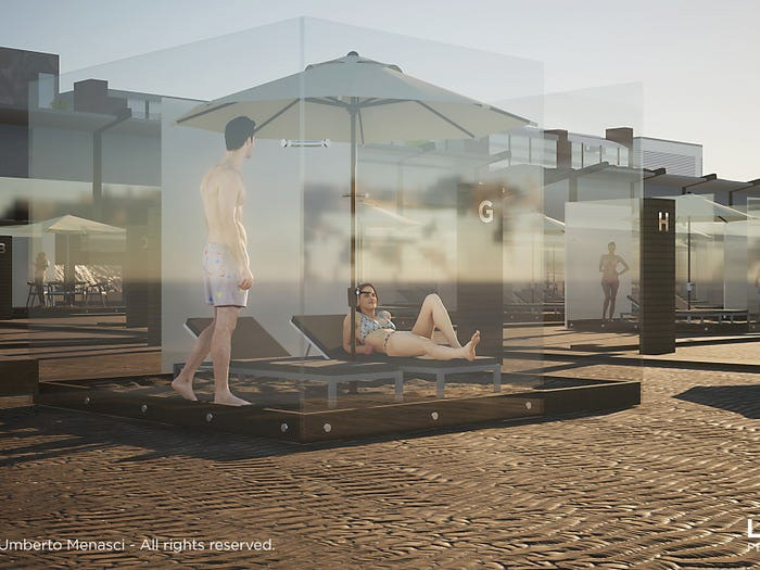 “SafeBeach” là ý tưởng bãi biển và khách sạn thú vị có thể giúp việc mở cửa trở lại các bãi biển được an toàn hơn.