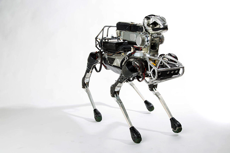  Robot thú cưng được nói đến là mẫu robot SpotMini, robot có thể hoạt động tự động hoặc thực hiện các tác vụ có sẵn theo lệnh của con người.