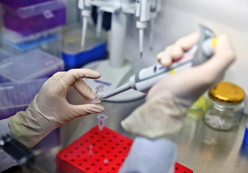 Đặc biệt, riêng thành phố Hà Nội đã thông báo đặt mua 200.000 test, tức 4.000 bộ, để sử dụng tại Hà Nội và tặng cho các bệnh viện ở Ý, nơi có dịch COVID-19 nặng nề nhất ở châu Âu. Ảnh: Công Đạt/ Báo Ảnh Việt Nam.