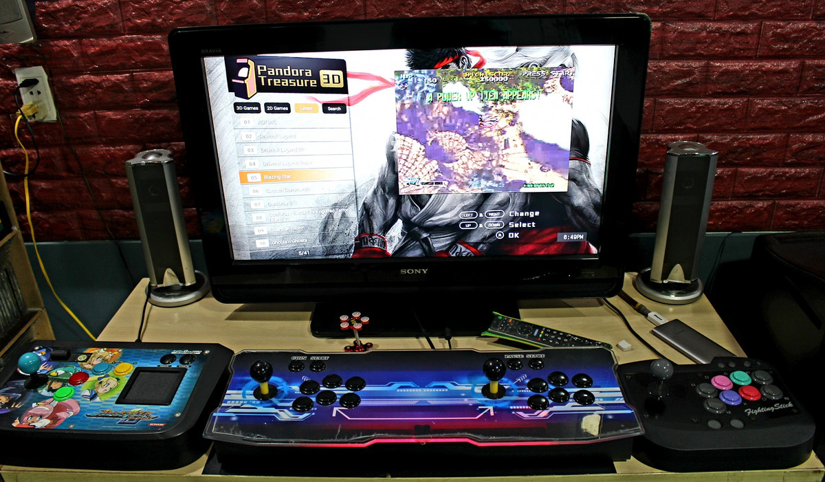 Mỗi máy lại được chưng bày ở các góc khác nhau của căn phòng.