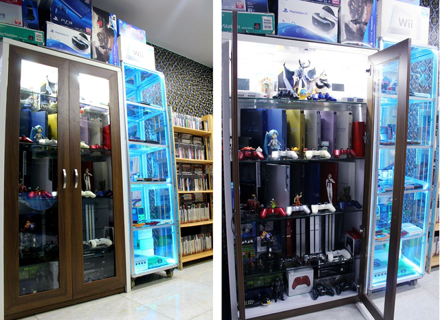 Riêng hệ máy Playstation có nguyên một khu riêng để chưng bày. Mời quý độc giả đón xem thêm video Chết người vì vừa sạc pin vừa chơi game - Nguồn: KÊNH VTC1