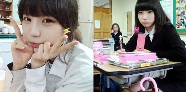 Trên trang cá nhân, hot girl 27 tuổi mới đây công khai loạt ảnh chụp thời trung học và thừa nhận từng đụng chạm dao kéo phần mắt, mũi và môi.